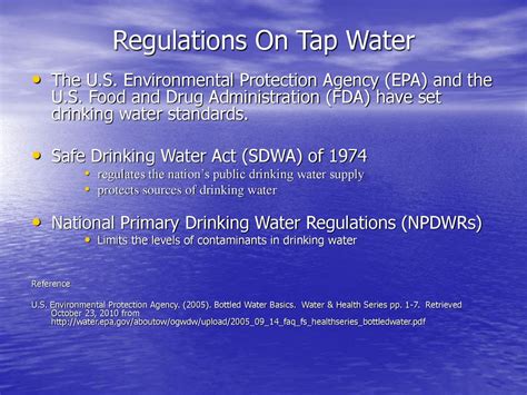 bottled water manufacturer daily testing requirements|fda approved bottled water regulations.